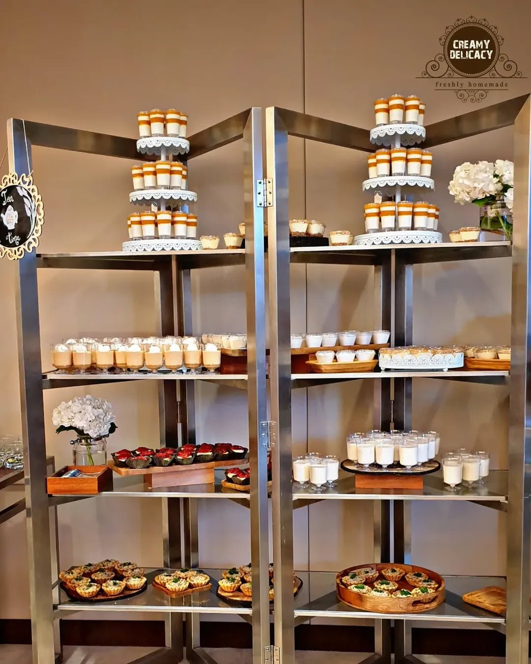 A bridal & baby shower dessert table