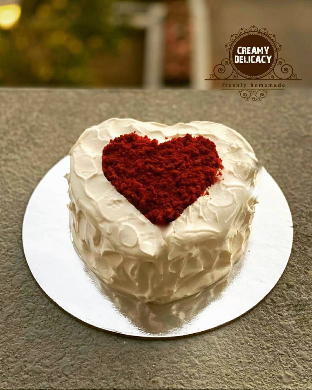 Red velvet heart